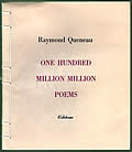 Click here to buy One Hundred Million Million Poems by Raymond Queneau.