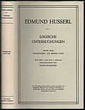 Logische Untersuchungen, Erster Band: Prolegomena Zur Reinen Logikd