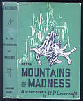h. p. lovecraft at the mountains of madness HP lovecraft vinatge book cover h. p. lovecraft at the mountains of madness HP lovecraft vinatge book cover
