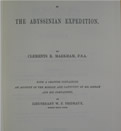 History Of The Abyssinian Expedition by Clements Markham
