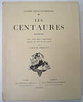 Click here to buy Les Centaures by Andre Lichtenberger.
