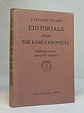 Editorials From The Kobe Chronicle Signed by Lafcadio Hearn