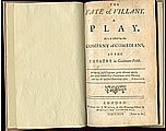 The Fate Of Villany: A Play, First Edition by Thomas Walker