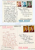 A Collection Of Signed Letters & Postcards by Paul Bowles