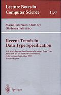 Recent Trends in Data Type Specification: 11th Workshop on Specification of Abstract Data Types, Joint with the 8th COMPASS Workshop, Oslo, Norway, September 19-23, 1995: Selected Papers