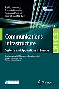 Communications Infrastructure, Systems and Applications: First International ICST Conference, EuropeComm 2009, London, UK, August 11-13, 2009, Revised Selected Papers