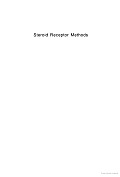 Steroid Receptor Methods: Protocols and Assays
