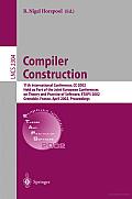 Compiler Construction: 11th International Conference, CC 2002 Held as Part of the Joint European Conferences on Theory and Practice of Software, ETAPS 2002, Grenoble, France, April 8-12, 2002: Proceed