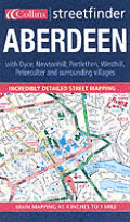 Aberdeen Collins Streetfinder With Dyce Newtonhill Portlethen Westhill Peterculter & Surrounding Villages