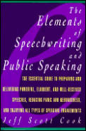 The Elements of Speechwriting and Public Speaking Cover