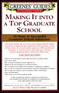 Greenes' Guides to Educational Planning: Making It Into a Top Graduate School: 10 Steps to Successful Graduate School Admission (Greenes' Guides to Educational Planning) Cover