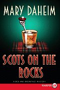 Scots on the Rocks (Large Print) (Bed-And-Breakfast Mysteries) Cover