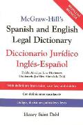 McGraw-Hill's Spanish and English Legal Dictionary Cover