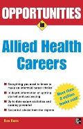 Opportunities in Allied Health Careers (Opportunities in ...) Cover