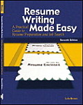 Resume Writing Made Easy (Resume Writing Made Easy) Cover