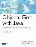 Objects First with Java: A Practical Introduction Using Bluej Cover