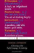 A Dictionary of the English Language: An Anthology (Penguin Classics) Cover
