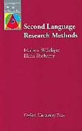 Second Language Research Methods Cover