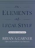 The Elements of Legal Style Cover