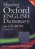 Shorter Oxford English Dictionary on CD-ROM Cover