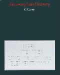 An Elementary Latin Dictionary: With Brief Helps for Latin Readers Cover