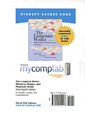 Mycomplab New with Pearson Etext Student Access Code Card for the Longman Writer, Brief Edition: Rhetoric, Reader, and Research Guide (Standalone Cover