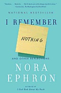 I Remember Nothing: And Other Reflections Cover