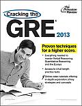 Cracking the GRE, 2013 Edition Cover