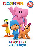 Coloring Fun with Pocoyo (Pocoyo) (Super Color with Stickers) Cover