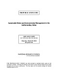 Sustainable Water and Environmental Management in the California Bay-delta