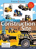 Puzzle Town on the Construction Site with Puzzle