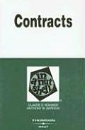 Contracts in a Nutshell (6TH 06 - Old Edition) Cover