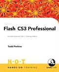 Adobe Flash CS3 Professional with CDROM (Lynda Weinman's Hands-On Training) Cover