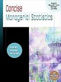 Concise Managerial Statistics (with CD-ROM and Infotrac) Cover