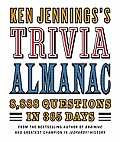 Ken Jennings's Trivia Almanac: 8,888 Questions in 365 Days Cover