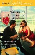Harlequin Super Romance #1397: Whose Lie Is It Anyway? Cover