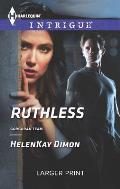 Harlequin Large Print Intrigue #1440: Ruthless Cover