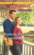 Restoring His Heart (Love Inspired Large Print)
