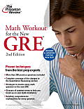 Math Workout for the GRE, 2nd Edition: Revised and Updated for the New GRE Cover