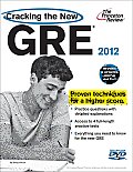 Princeton Review: Cracking the GRE #12: Cracking the New GRE with DVD, 2012 Edition Cover