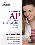 Princeton Review: Cracking the AP English Literature                                                " #08: Cracking the AP English Literature Exam Cover