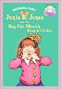 Junie B. Jones and Her Big Fat Mouth Book & CD Set (Stepping Stone Books) Cover