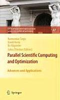 Lecture Notes in Mathematics; 756 #757: Parallel Scientific Computing and Optimization: Advances and Applications