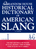 Random House Historical Dictionary Slang Volume 1 Cover
