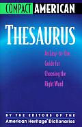 The Compact American Library Thesaurus Cover