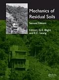 Mechanics of Residual Soils, Second Edition Cover