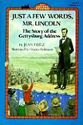 Just a Few Words, Mr. Lincoln (All Aboard Reading) Cover