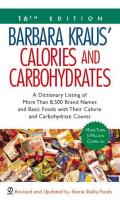 Barbara Kraus' Calories and Carbohydrates: 16th Edition (Barbara Kraus' Calories & Carbohydrates)
