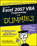 Excel 2007 VBA Programming for Dummies (For Dummies) Cover
