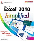 ... Simplified #16: Excel 2010 Simplified Cover